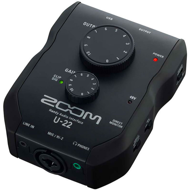 Zoom U-22 - Interface Audio USB - 2 entrées - 2 sorties