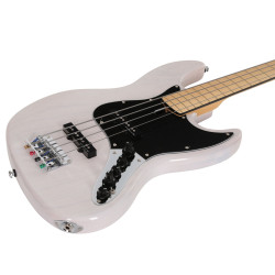 Marcus Miller V7 Vintage Swamp Ash-4 FL WB 2.0 White Blond Fretless - guitare basse