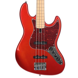 Marcus Miller V7 Vintage Swamp Ash-4 FL BMR 2.0 Bright Metallic Red Fretless - guitare basse