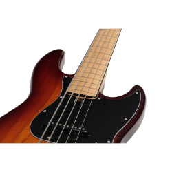 Marcus Miller V7 Vintage Swamp Ash-5 FL TS 2.0 Tobacco Sunburst Fretless - guitare basse 5 cordes