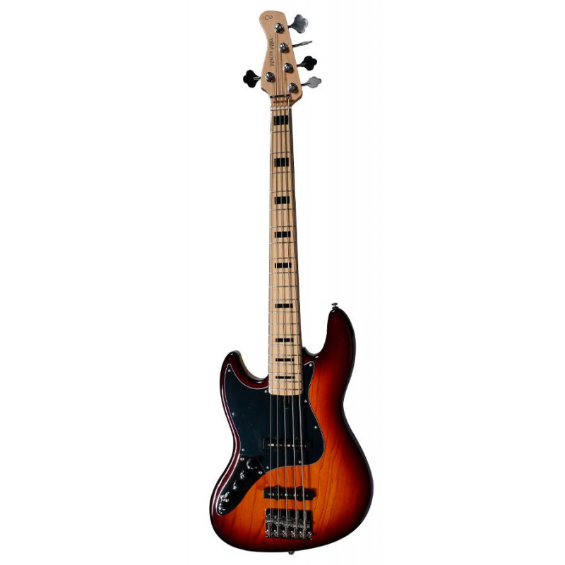 Marcus Miller V7 Vintage Swamp Ash-5 LH TS 2.0 Tobacco Sunburst  - guitare basse gaucher