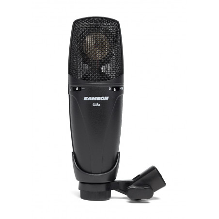 Samson CL8a - Microphone à condensateur cardioïde, omni et figure en 8 - noire