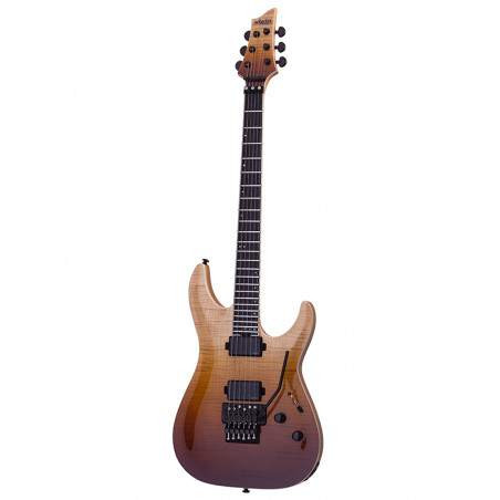 Schecter SLS ELITE C-1 FR Floyd Rose - Guitare électrique - Antique Fade Burst