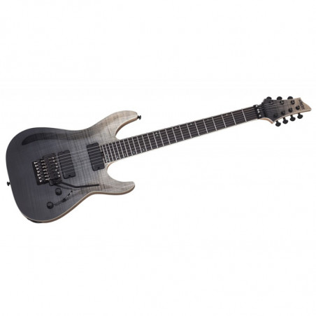 Schecter C-7 Floyd Rose SLS Elite - Black Fade Burst - Guitare électrique 7 cordes - Black Fade Burst