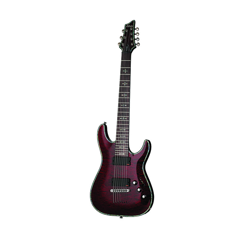 Schecter HELLRAISER C-7 - Guitare électrique 7 cordes - Black Cherry