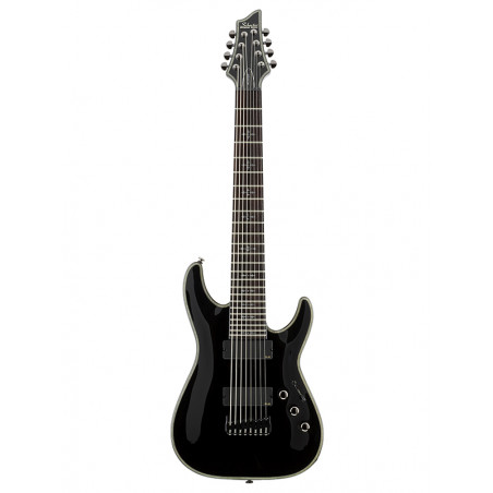 Schecter HELLRAISER C-8 - Guitare électrique 8 cordes - Black