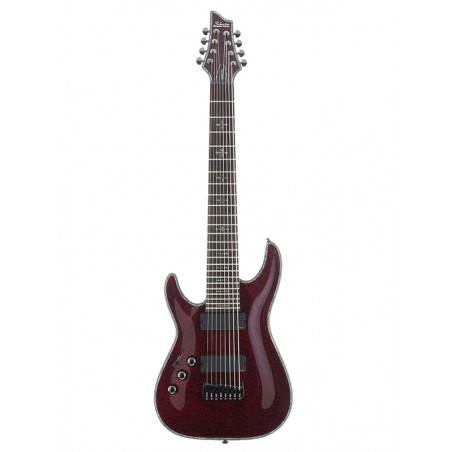 Schecter HELLRAISER C-8 L - Guitare électrique 8 cordes gaucher  - Black Cherry