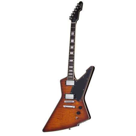 Schecter E-1 CUSTOM - Guitare électrique - Vintage Sunburst