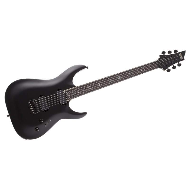 Schecter C-1 SLS ELITE EVIL TWIN - Guitare électrique - Satin Black