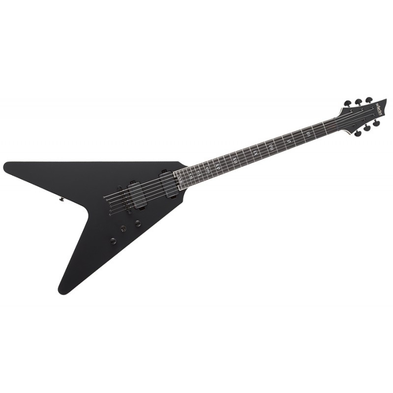 Schecter C-7 SLS ELITE EVIL TWIN - Guitare électrique 7 cordes  - Satin Black