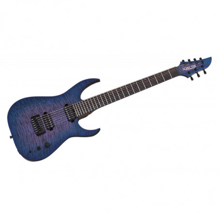 Schecter Keith Merrow KM-7 MK-III Pro - Guitare électrique 7 cordes - Blue Crimson Pearl