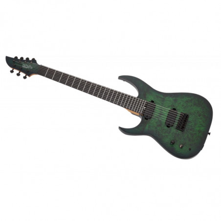 Schecter Keith Merrow KM-7 MK-III Standard - Guitare électrique 7 cordes gaucher - Toxic Smoke Green