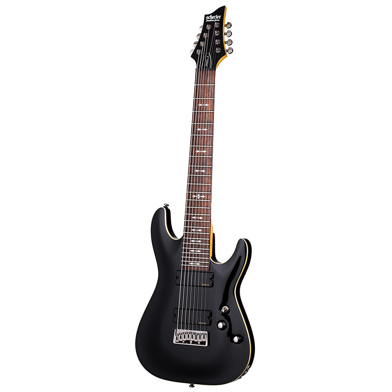 Schecter Omen-8 - Guitare électrique 8 cordes - Black