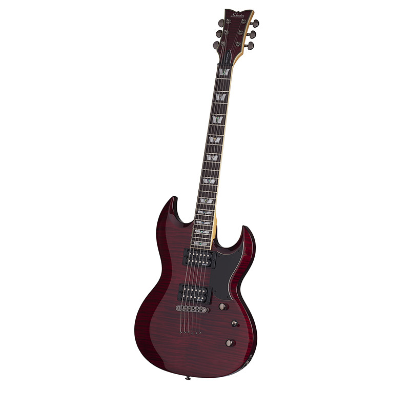 Schecter S-II Omen Extreme - Guitare électrique - Black Cherry