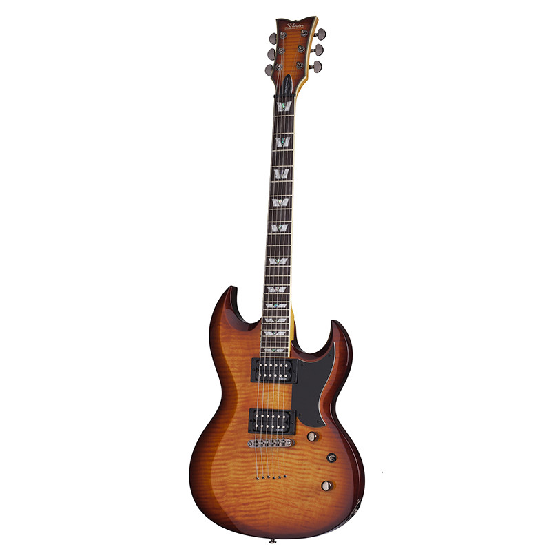 Schecter S-II Omen Extreme - Guitare électrique - Vintage Sunburst