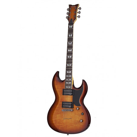 Schecter S-II Omen Extreme - Guitare électrique - Vintage Sunburst