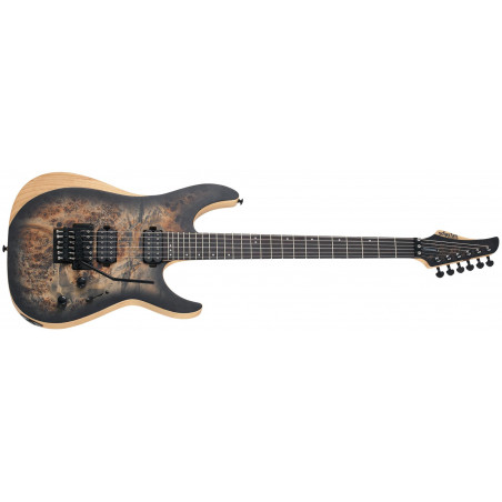 Schecter Reaper 6 FR Floyd Rose - Guitare électrique - Charcoal Burst