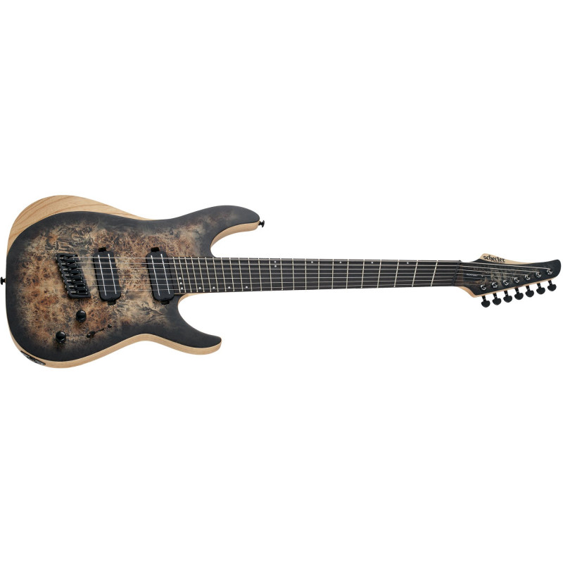 Schecter Reaper 7 - Guitare électrique 7 cordes - Charcoal Burst