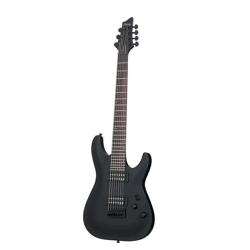 Schecter Stealth C-7 - Guitare électrique 7 cordes - Satin Black