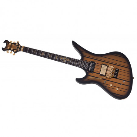 Schecter Synyster Custom-S L - Guitare électrique gaucher - Satin Gold Burst