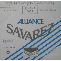 Savarez 542J Alliance bleu - Si tirant fort - Corde au détail guitare classique