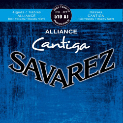 Savarez 510AJ Alliance Cantiga Tirant fort - Jeu de cordes guitare classique