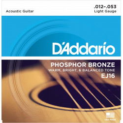 D'Addario EJ16 - light 12-53 - Jeu de cordes Guitare acoustique