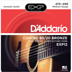 D'Addario EXP12 Medium - Jeu de cordes pour guitare acoustique