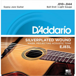 D'Addario EJ83L Gypsy Jazz Light 10-44 - Jeu guitare manouche