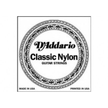 Corde au détail pour guitare classique D'Addario Ré 029 Tirant normal - J27N04