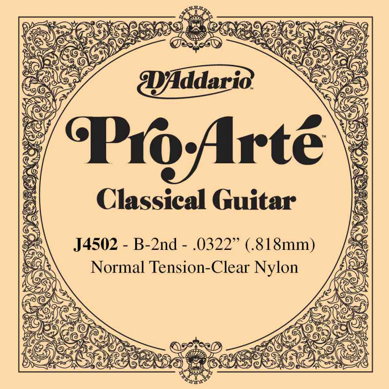D'Addario J4502 - Corde au détail Pro-Arte Si guitare classique