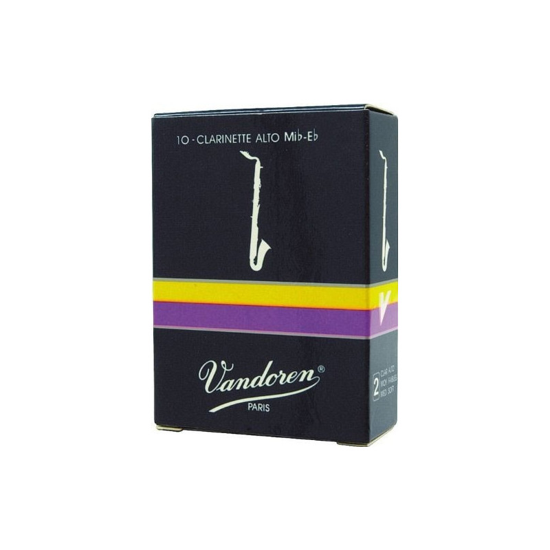 Boîte de 10 anches clarinette alto Force 4 - Vandoren CR144 I