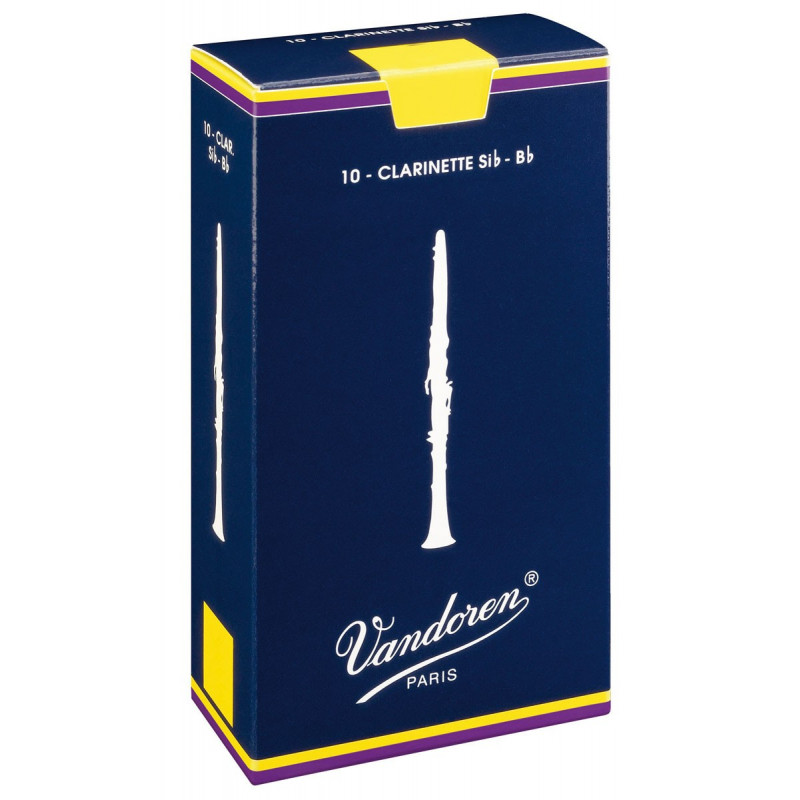 Boîte de 10 anches clarinette Mib Force 3.5  - Vandoren CR1135