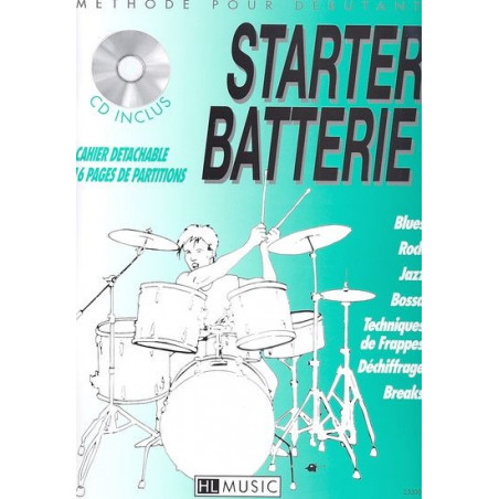Starter batterie Vol.1 - Patrick Billaudy (+ audio)
