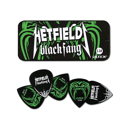 Boîte de 6 mediators Collector Metallica K.Hammet Monster Loose - Dunlop  KH01T088 I Boutikazik