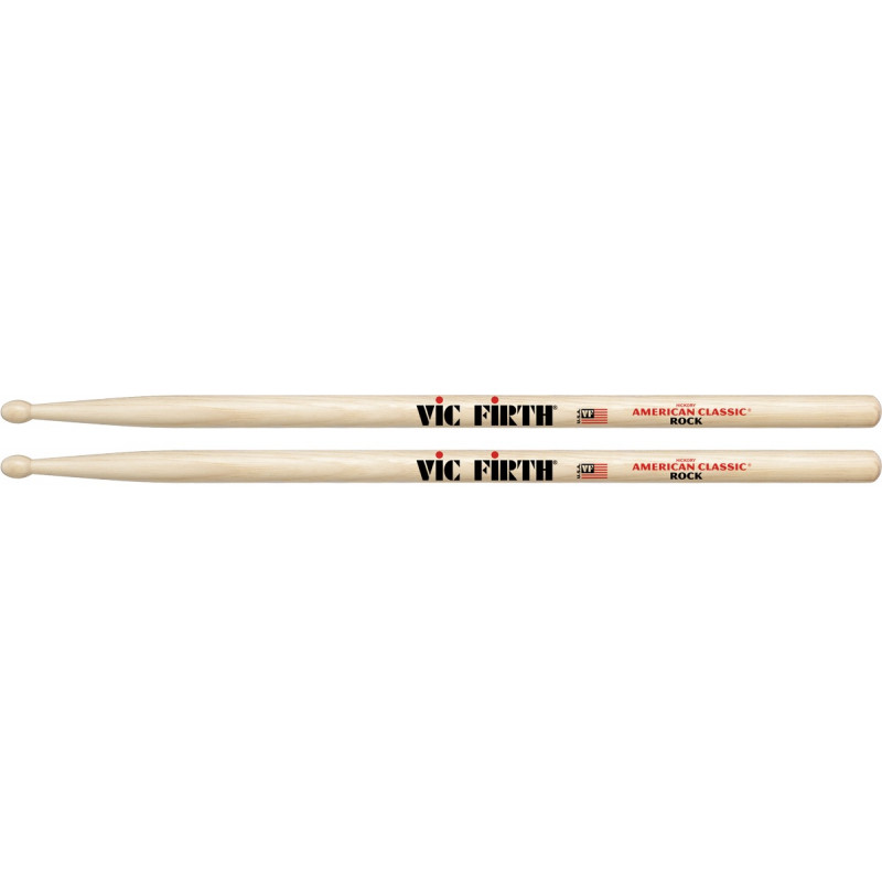 Paire de baguettes Vic Firth ROCK - American Classic Hickory