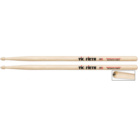 Paire de baguettes 5B Vic Firth 5BKF - American Classic Kinetic Force