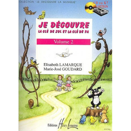 Je Découvre la Clé de Sol et la Clé de Fa Vol.2 - Elisabeth Lamarque, Marie-José Goudard