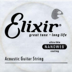 Corde au détail guitare acoustique Elixir Nanoweb 030 - 15130