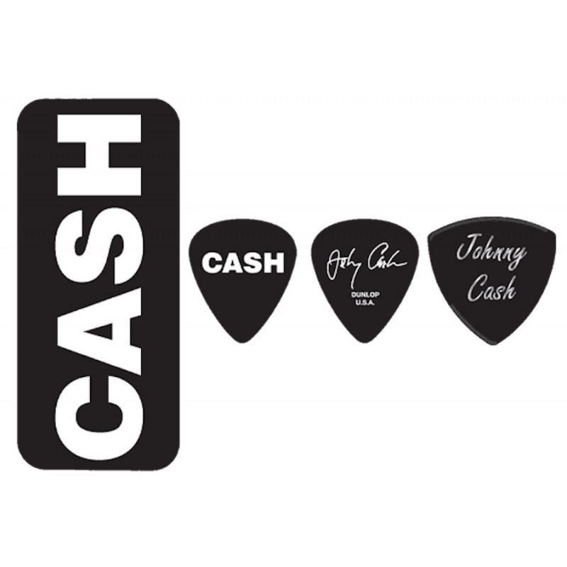 6 Mediators Dunlop Johnny Cash Bold Heavy - JCPT04H