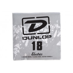 Corde au détail Dunlop DEN18 - guitare électrique - Filet rond 018
