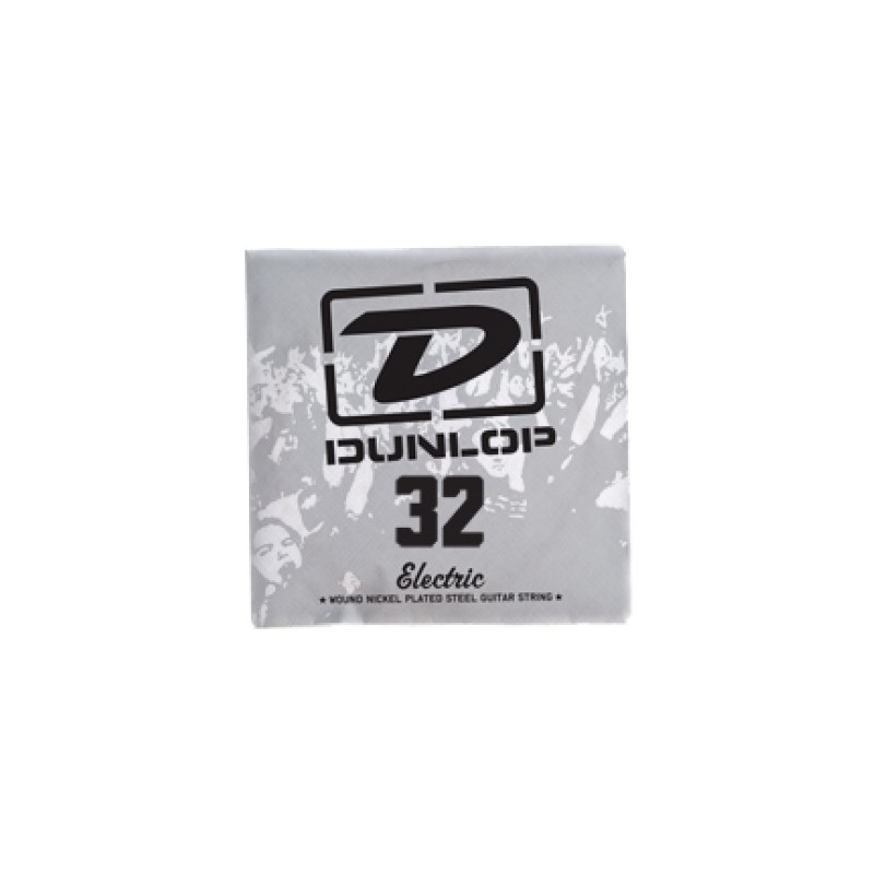 Corde au détail Dunlop DEN32 - guitare électrique - Filet rond 32