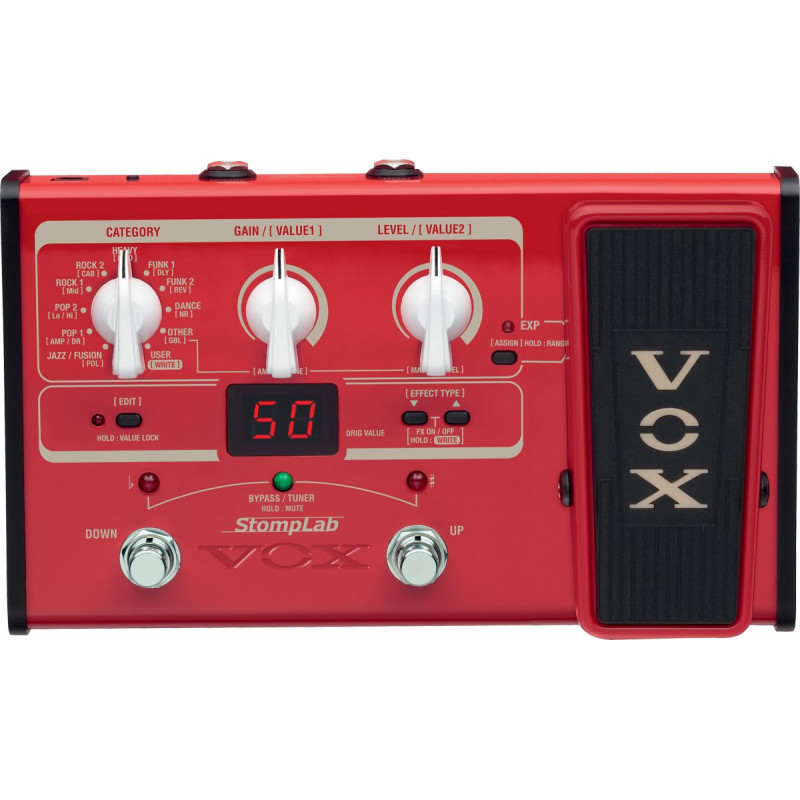 Vox Stomplab SL2B - multi effets basse compact avec pédale d'expression