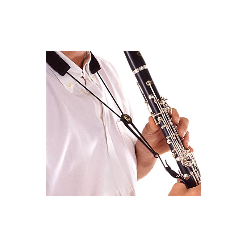 Sangle Clarinette BG C20E Nylon Elastique - noire