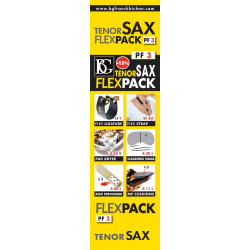 Pack d'entretien Saxophone Ténor - BG Flexpack PF3