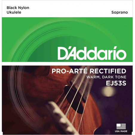 D'Addario Pro Arte EJ53S - Jeu de cordes Ukulélé Soprano