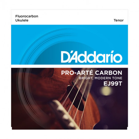 D'addario Pro Arté Carbon EJ99T - Jeu de cordes ukulélé Ténor