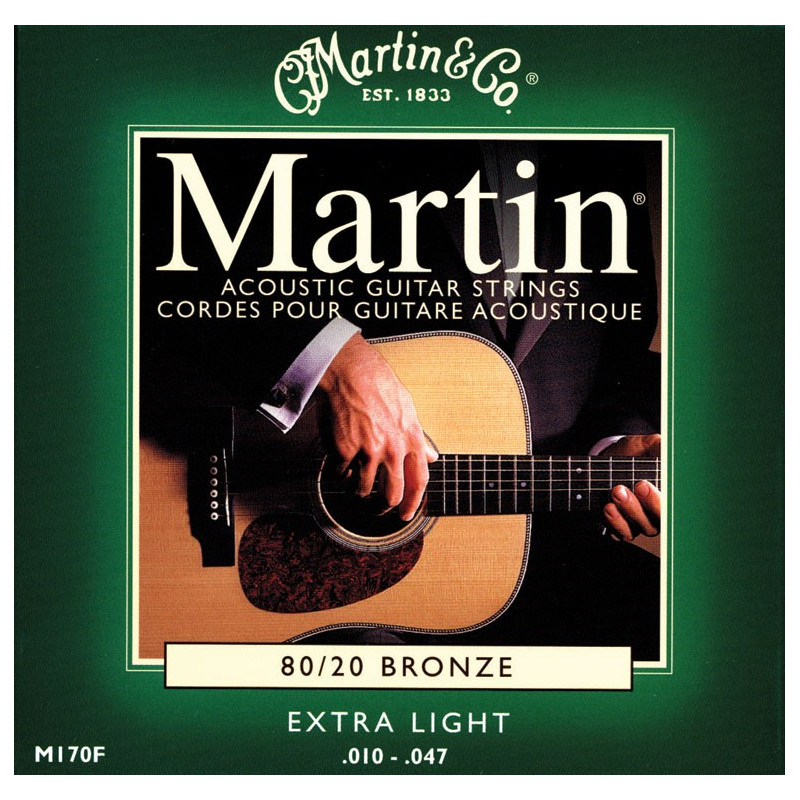 Martin M170 - Jeu de cordes Extra light 10-47  -  Stock 2
