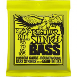 Ernie Ball Regular Slinky  Bass 50-105 - Jeu de cordes guitare basse - P02832