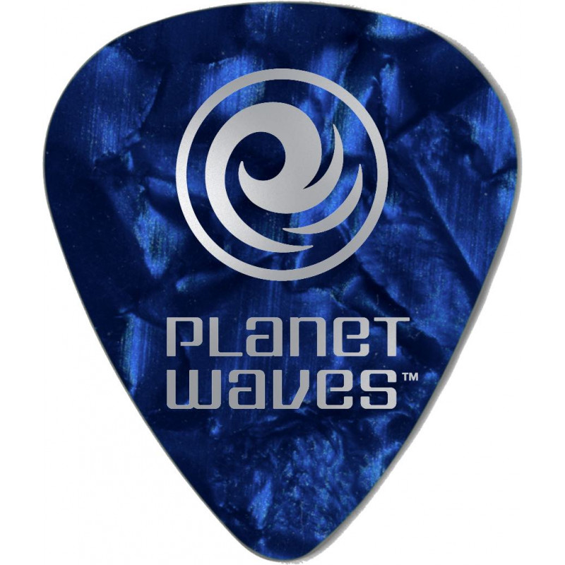 10 médiators Planet Waves Classic Standard - 0,7 mm - bleu nacré